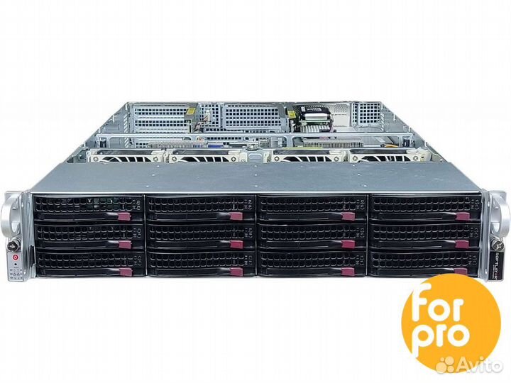 Supermicro 2U X10DRU 12LFF 2xE5-2680v4 64GB