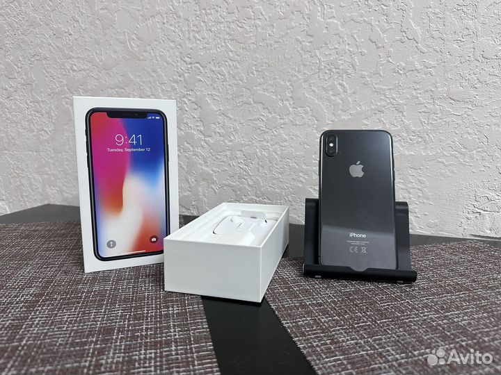 iPhone X 64 Gb Space Gray Ростест