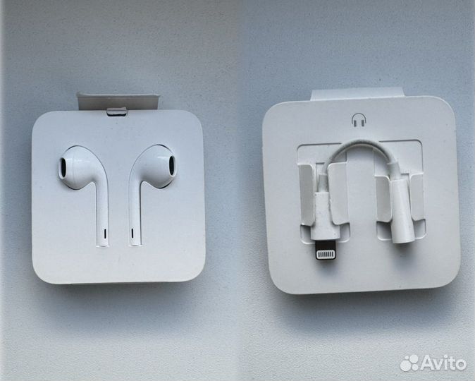 Earpods lightning / переходник jack 3.5