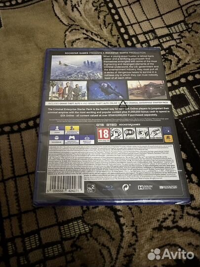 Игра GTA 5 premium edition ps4 новый