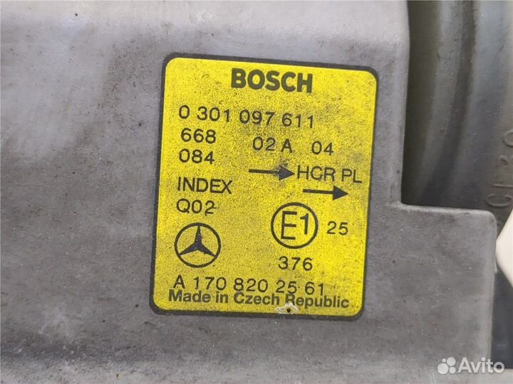 Фара (передняя) Mercedes SLK R170, 2000