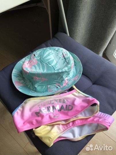 Купальник и шляпка для девочки 5-6 лет