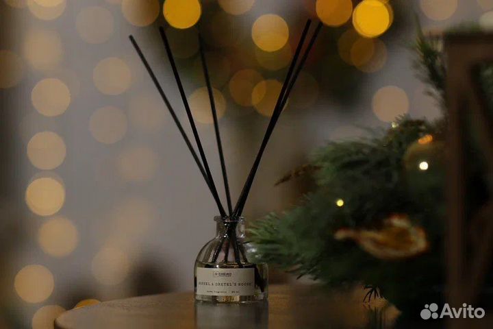 Аромадиффузор с палочками Имбирный домик, 50 мл