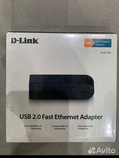 Сетевой адаптер D-Link DUB-E100, ver. С1 для VAG