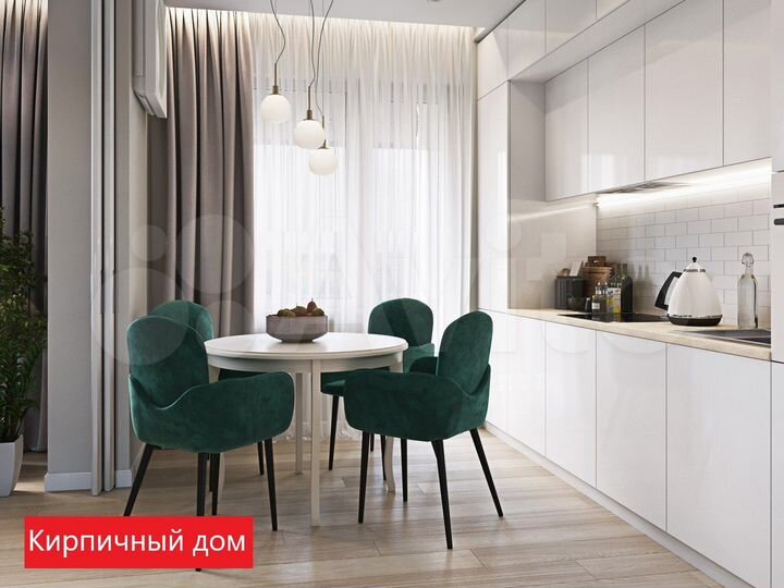 2-к. квартира, 52,6 м², 1/8 эт.