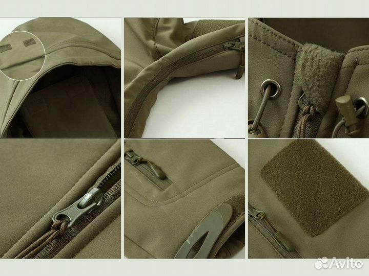 Тактический костюм Softshell Sharkskin водозащита