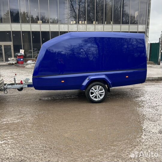 Синий прицеп сталкер Туринг Макс LTD