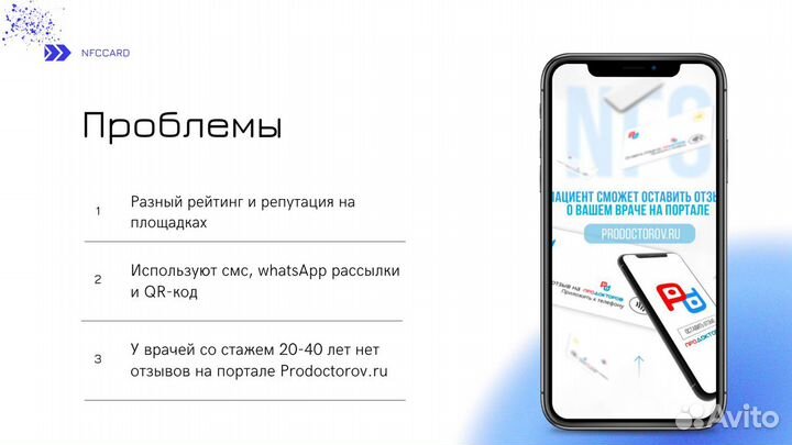 Готовый бизнес NFC карты с отзывами для заведений