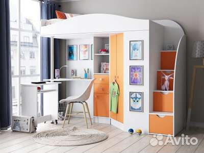 Детская кровать чердак