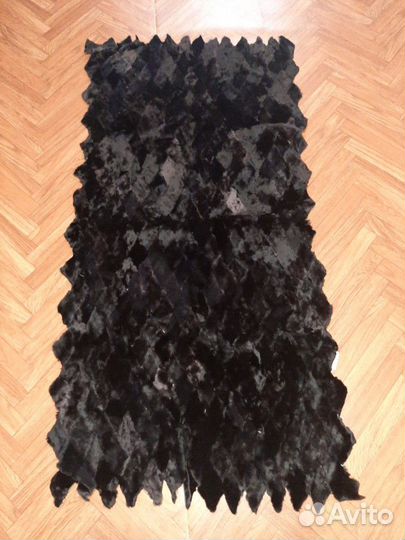 Ковер панда овчина