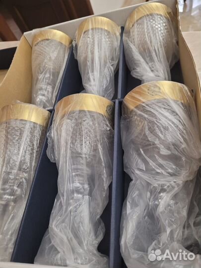 Хрустальные фужеры бокалы