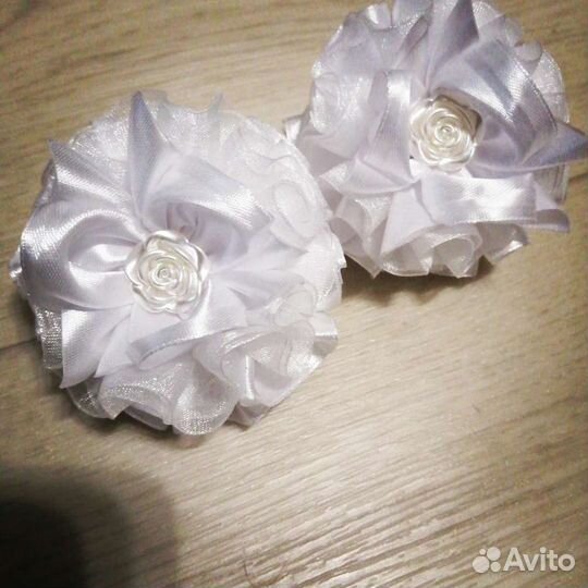 Бантики для волос ручной работы