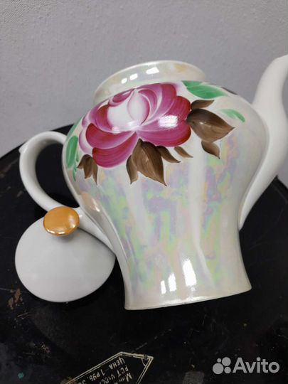 Большой заварочный чайник, 2 л. Песочное