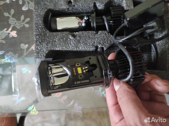 Линзованные лампы h4