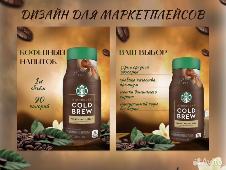 Инфографика карточек для WB, визуал соц.сетей