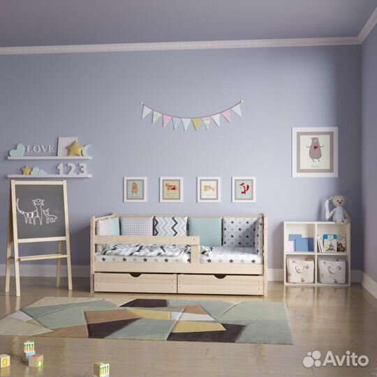 Кроватка детская Софа в наличии без покраски