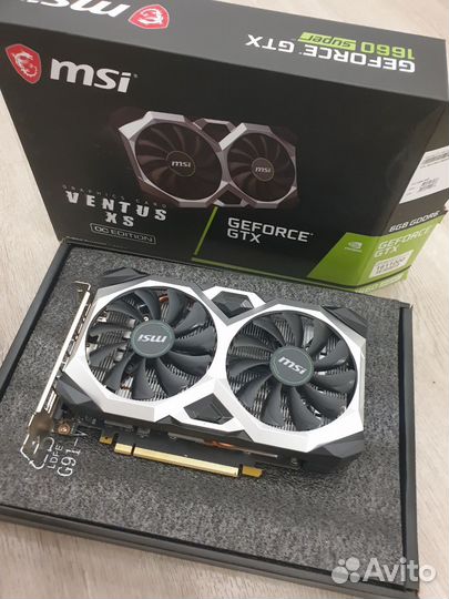 Видеокарта msi ventus gtx 1660 super 6gb