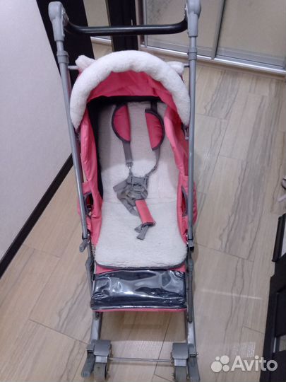 Детские санки коляска с колесами