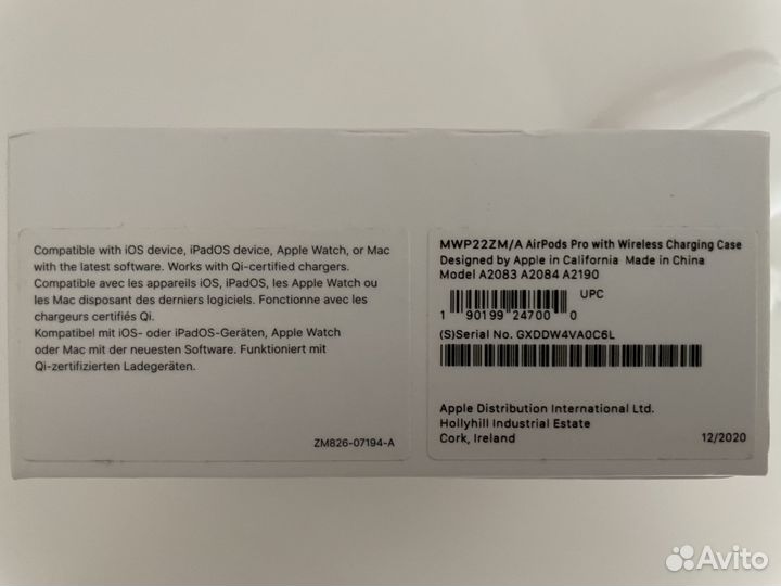 Наушники Apple Airpods Pro (1 Generation)