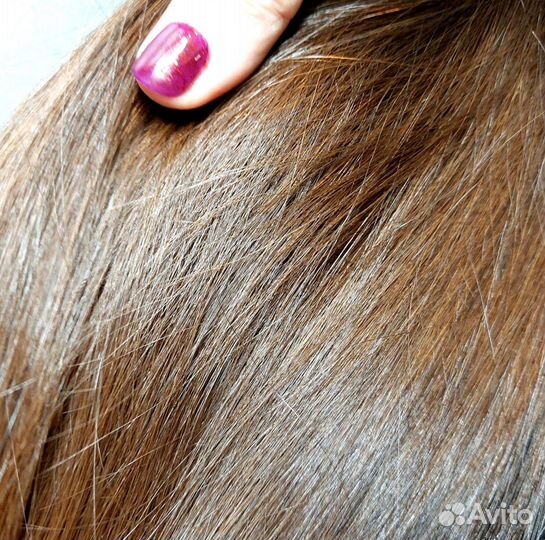 Детские волосы некрашеные, 60см, рассрочка