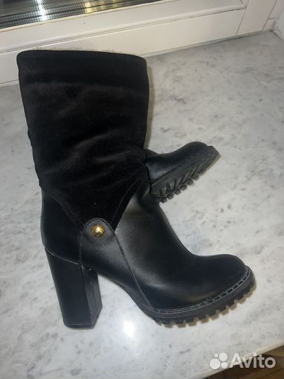 Сапоги женские натуральная кожа зимние vicini