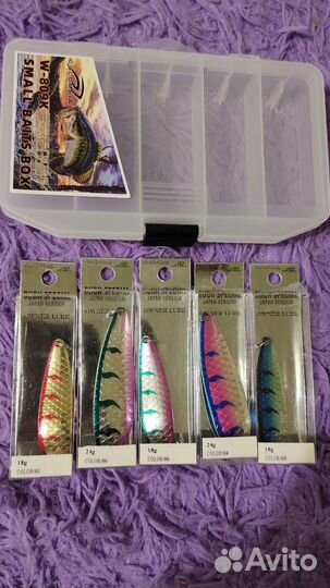 Набор блесен Smith Buch 18g и 24g с коробкой