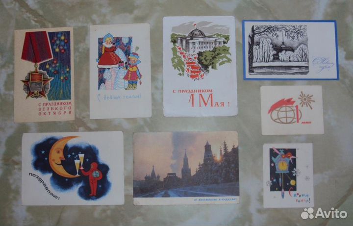 Открытки 1950-60х г. и ордена СССР