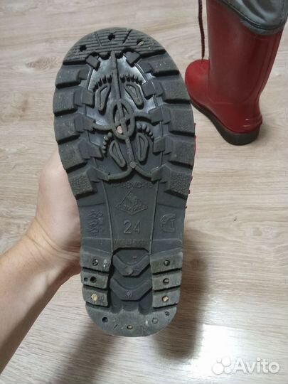 Резиновые сапоги детские, 24 размер