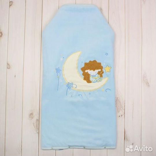 Велюровый плед-конверт трансформер 