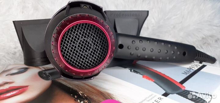 Фен Mozer Glamor Pro Ионизация Быстрая сушка Новый