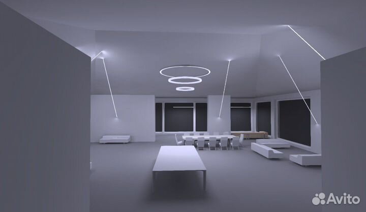 Концепция освещения, светодизайн