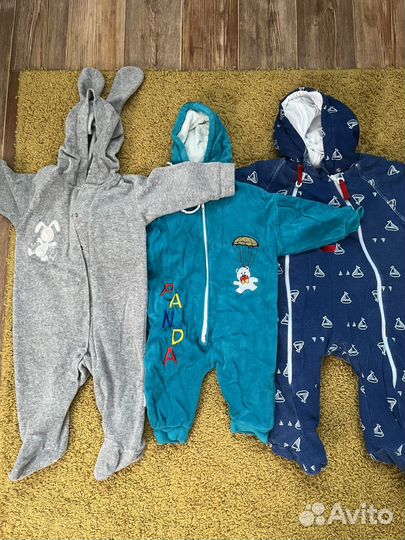 Вещи пакетом для мальчика 56,62,68,74,80,86