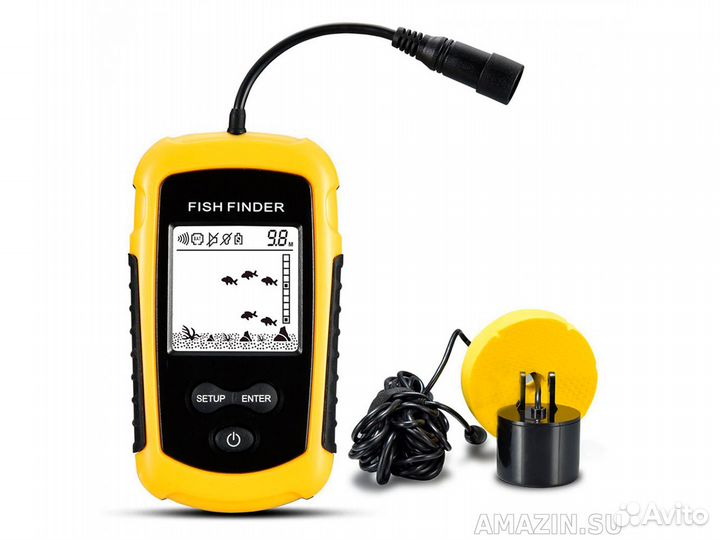 Эхолот для рыбалки с лодки Amazin FF1108