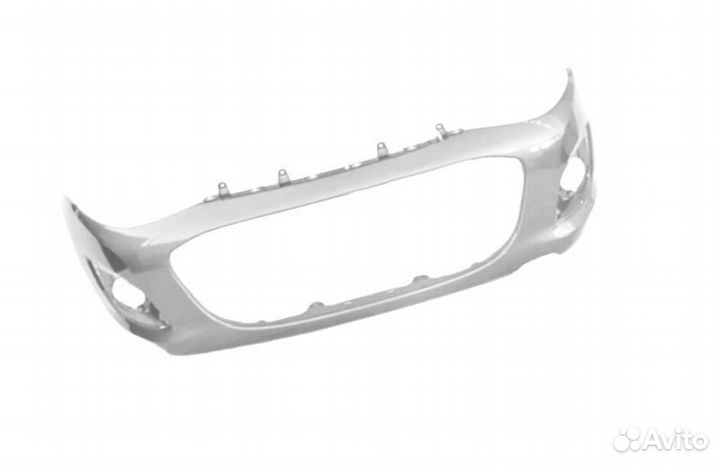 Бампер передний Калина 2 Кросс 240 Белое облако