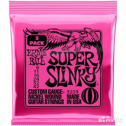 Струны для электрогитары Ernie Ball 3223 Nickel Wo