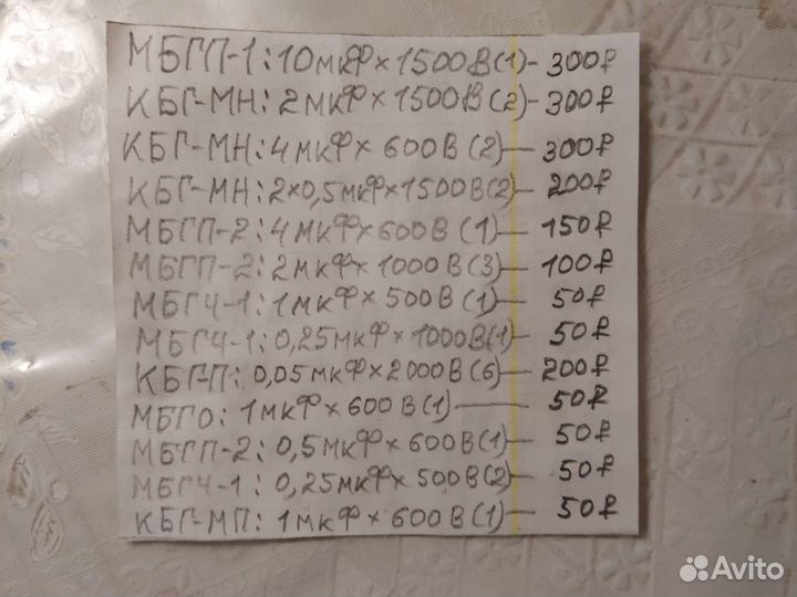 Конденсаторы высоковольтные