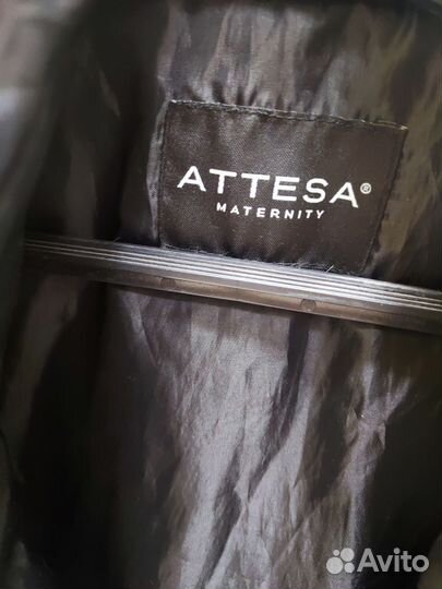 Пуховик для беременных Attesa/оверсайз гусиный пух