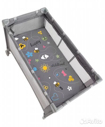 Манеж Carrello Piccolo+, Chocolate Brown