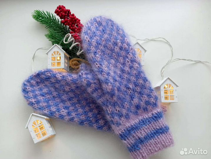 Рукавички из мохера