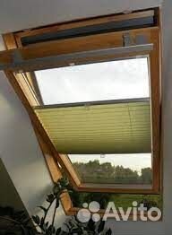 Шторы плиссе на мансардные окна