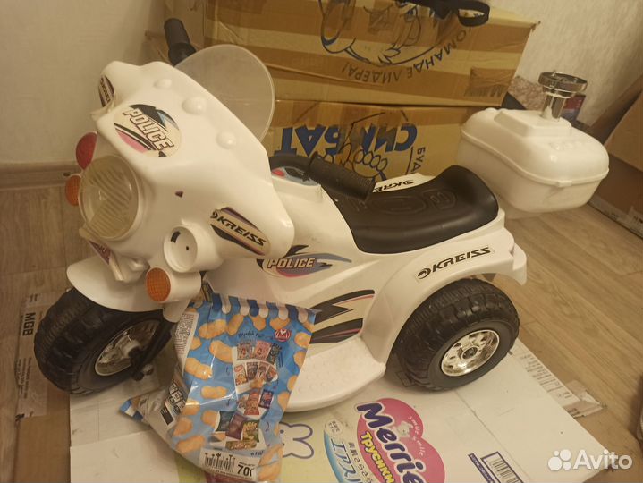 Детский мотоцикл на аккумуляторе