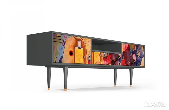 Тв-тумба T6 - Антрацит - Modern Art