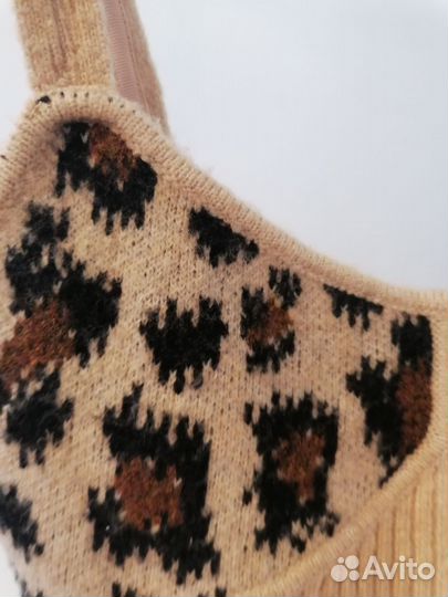 Топ трикотажный леопардовый Inсity