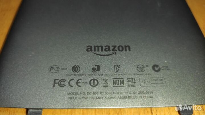 Amazon kindle d01100