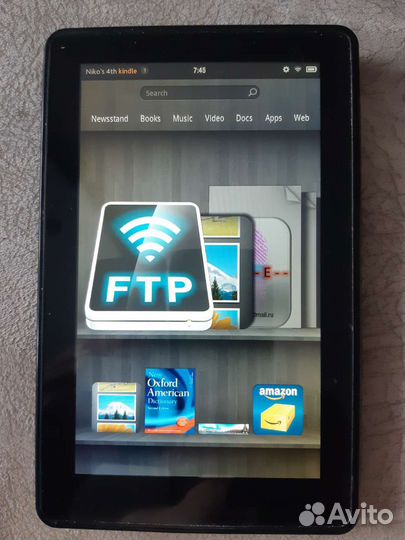 Планшет электронная книга amazon kindle fire 1