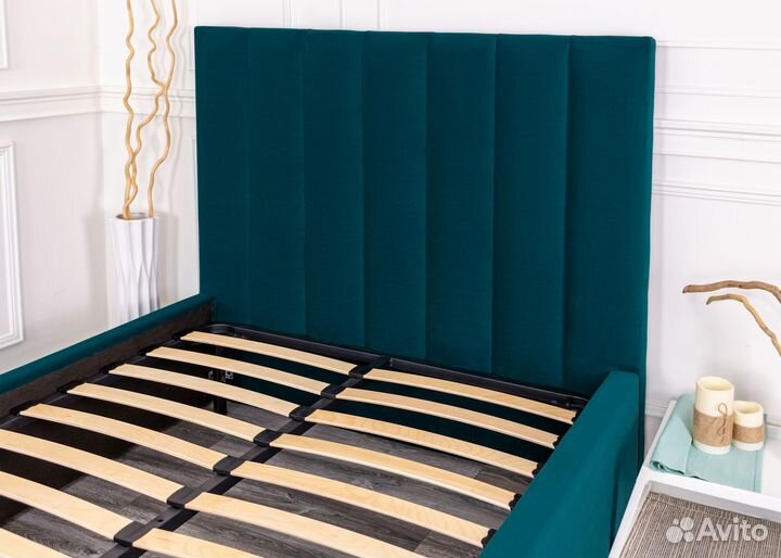 Кровать 120х200 морская волна Богема