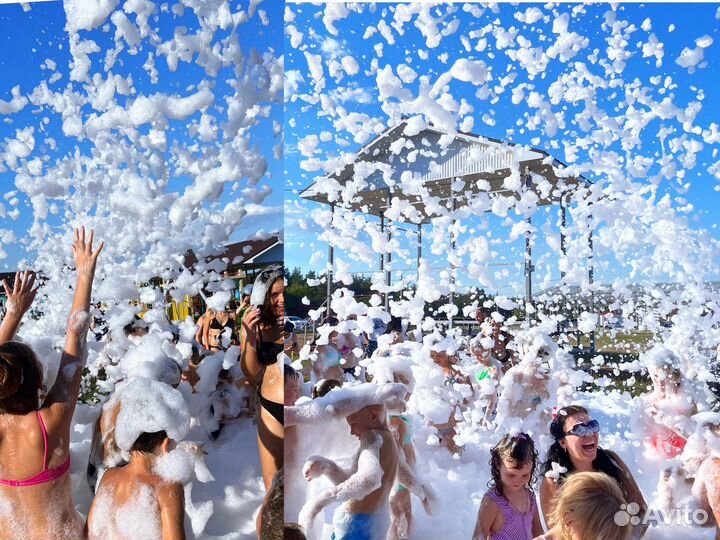 Пенное шоу. Пенная вечеринка. Шоу Красок Холли