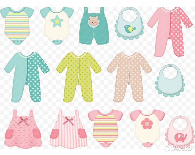 Детские вещи б/ от 0 до 6 месяцев