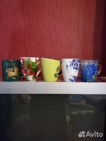 Чашки чайные 5 шт, цена за все 5