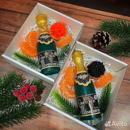 Набор мыла ручной работы на Новый год